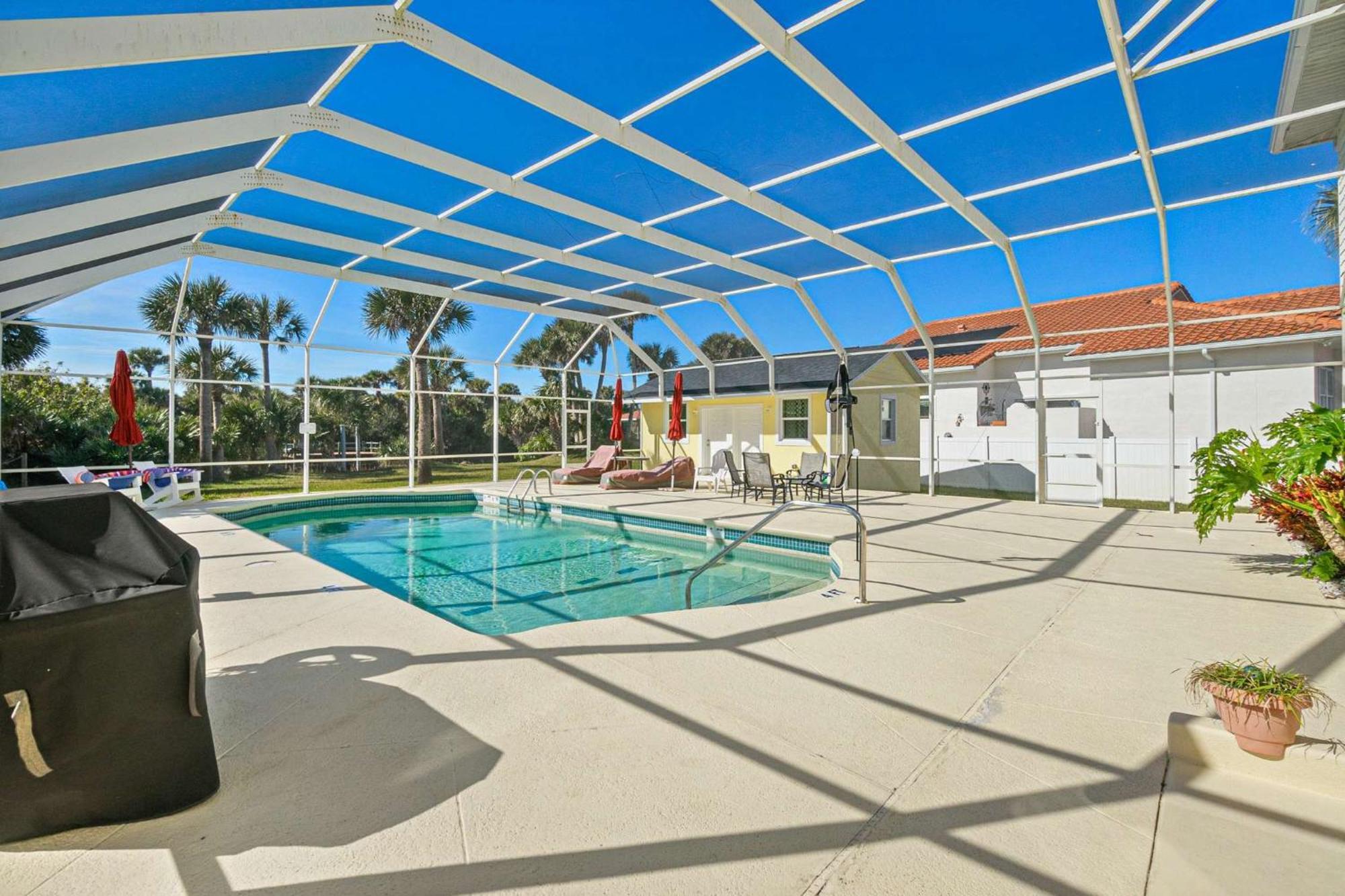 Flagler Beach Bed And Breakfast Pool Jaccuzzi Suite Eksteriør billede
